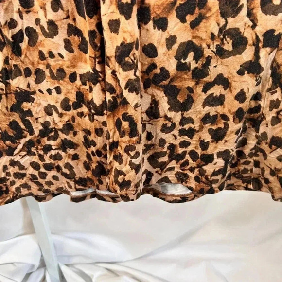Cabi Selma Size Medium Leopard Print Dress Stretch Figure Flattering - Picture 7 of 12